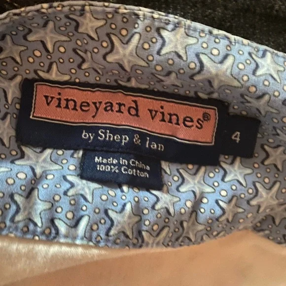 Vineyard Vines patchwork faux wrap skirt size 4 - Picture 4 of 4